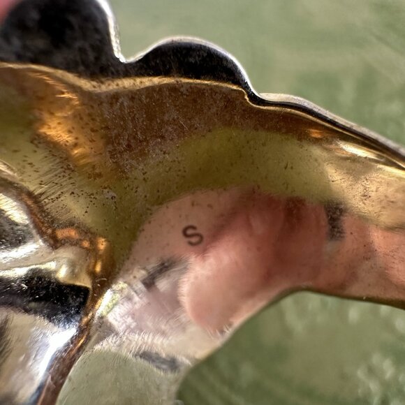 NEW Authentic Gucci Lion Head Motif Gemstone Ring In Gold & Red Sz S 6.5 US - Picture 8 of 9